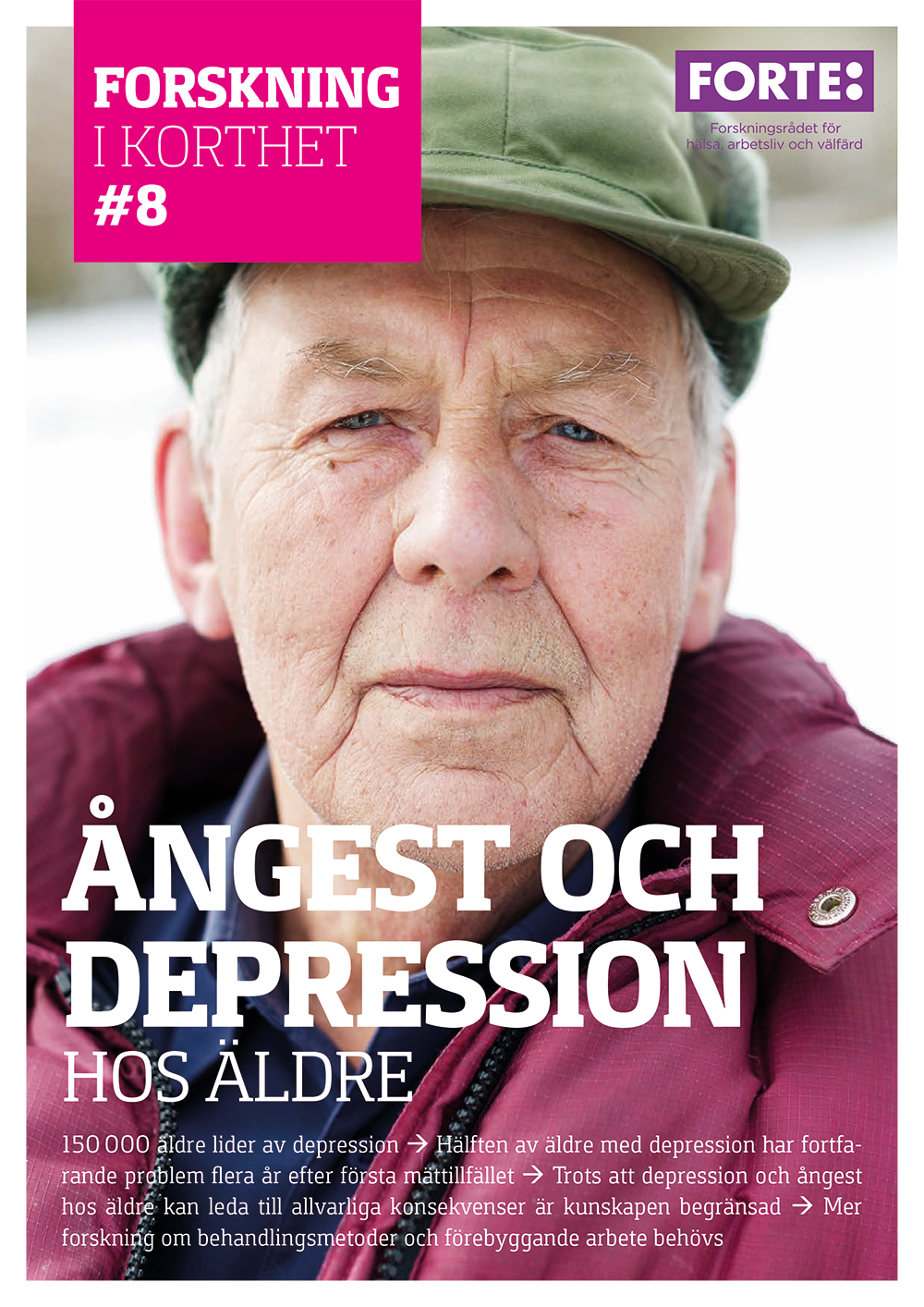 Forskning i korthet: Ångest och depression hos äldre